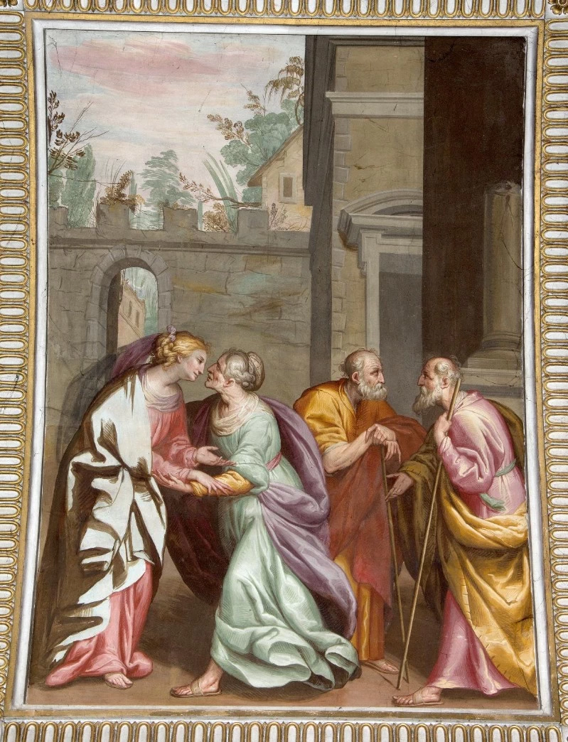 Gian Giacomo Barbelli - La visitazione, chiesa di San Giovanni della Carità, Crema